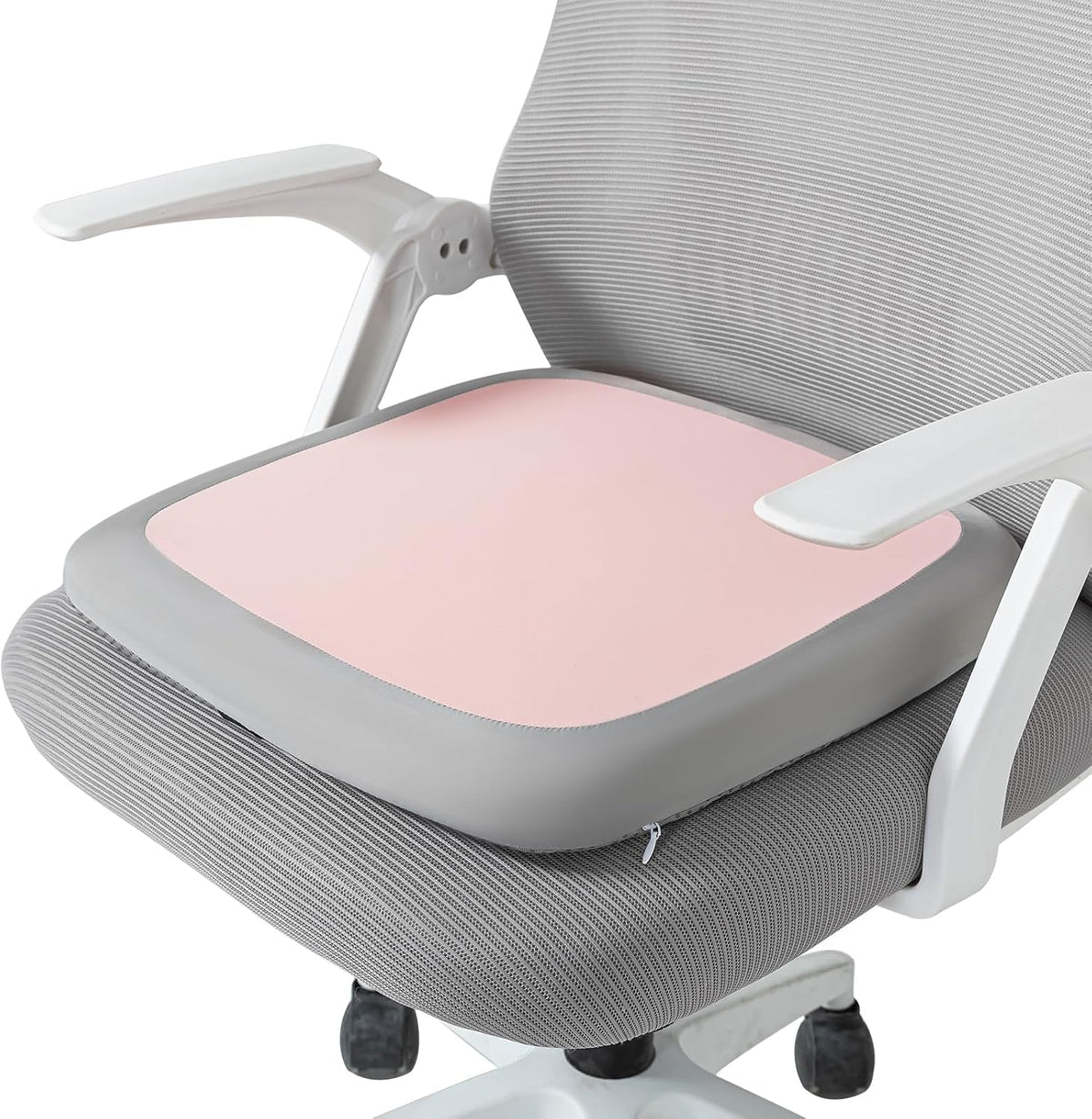SheRest Office Chair Cushion with Straps, Memory Foam Seat Cushion with Removable Cover, Suitable for Office Chairs, Car Seats, and Airplane Seats, Blue, X-Large