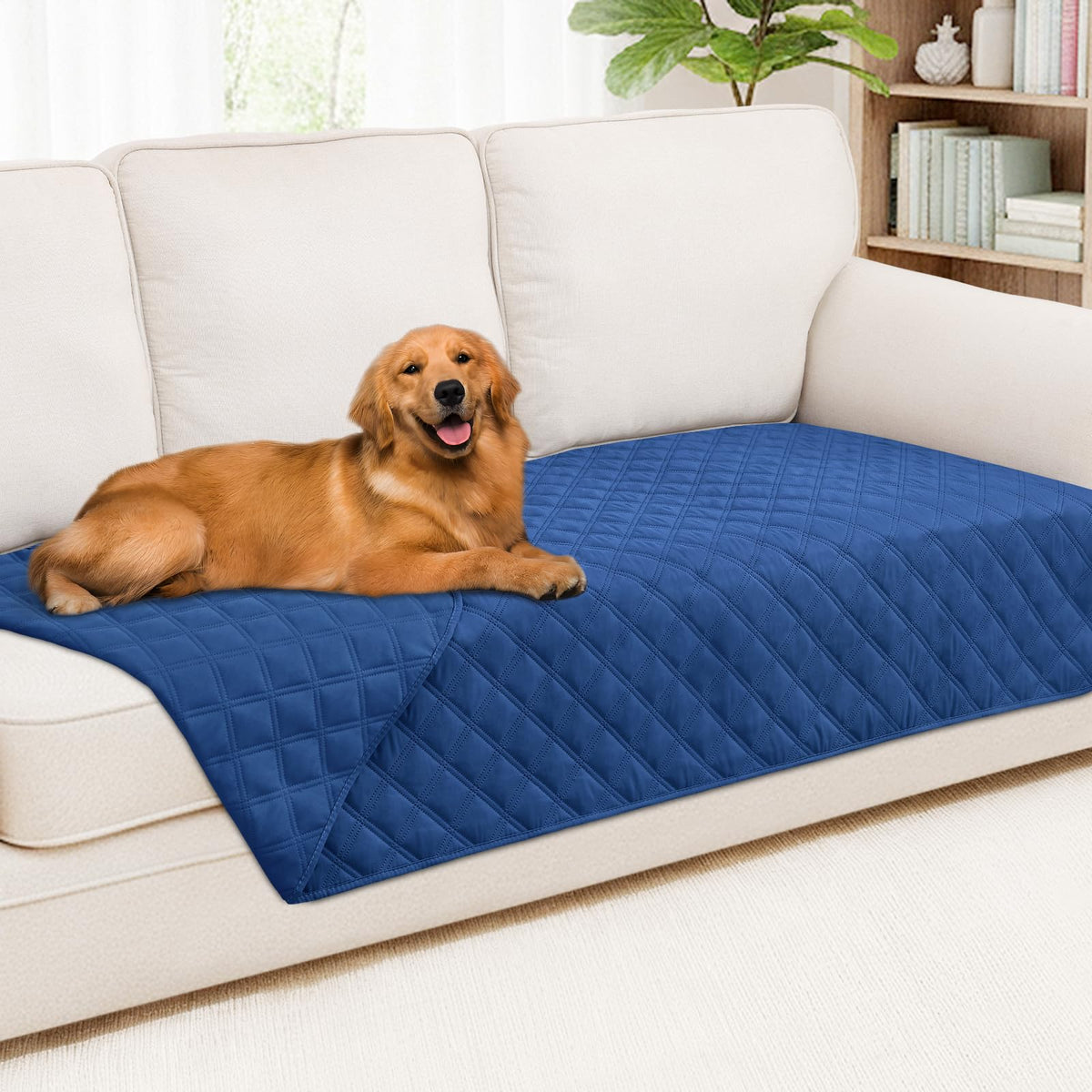 Smiry Waterproof Reversible Pet Couch Covers for Dogs