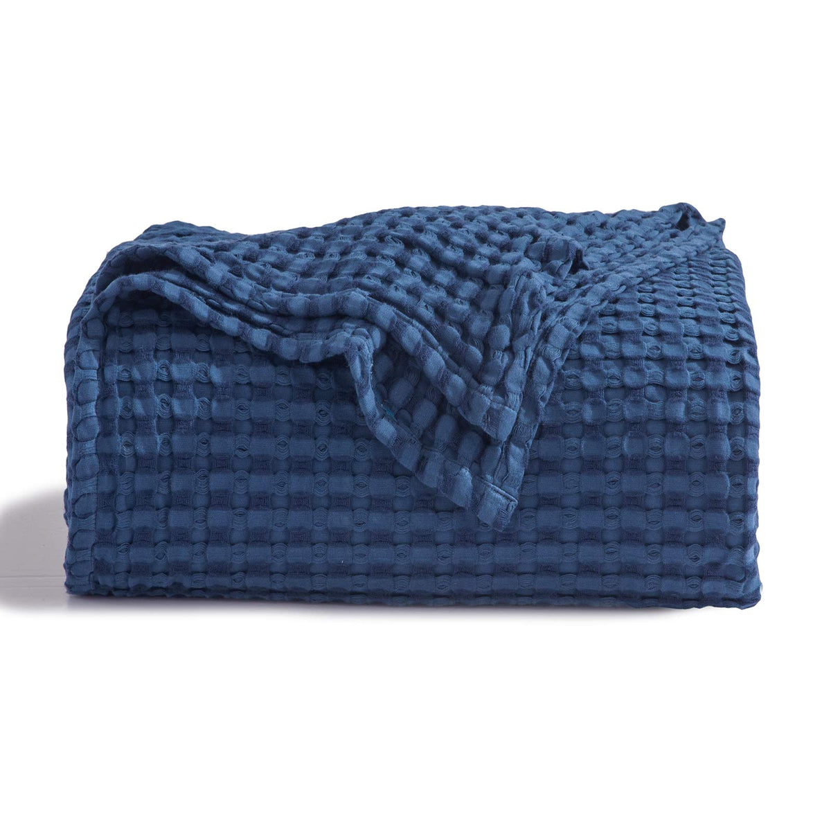 Bedsure Cooling Waffle Blanket for Hot Sleepers, Natural, King, 104" X 90"