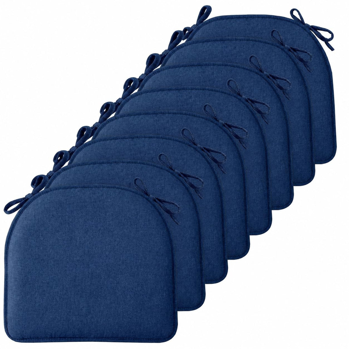 TushGuard Chair Cushions, 4 Pack Memory Foam Chair Pads, Grey