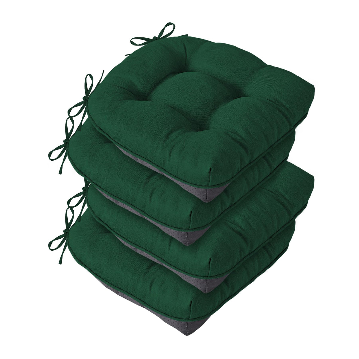 IASEAHK Chair Cushions for Dining Chairs, 15.5" x 15.5" x 4", Navy Blue
