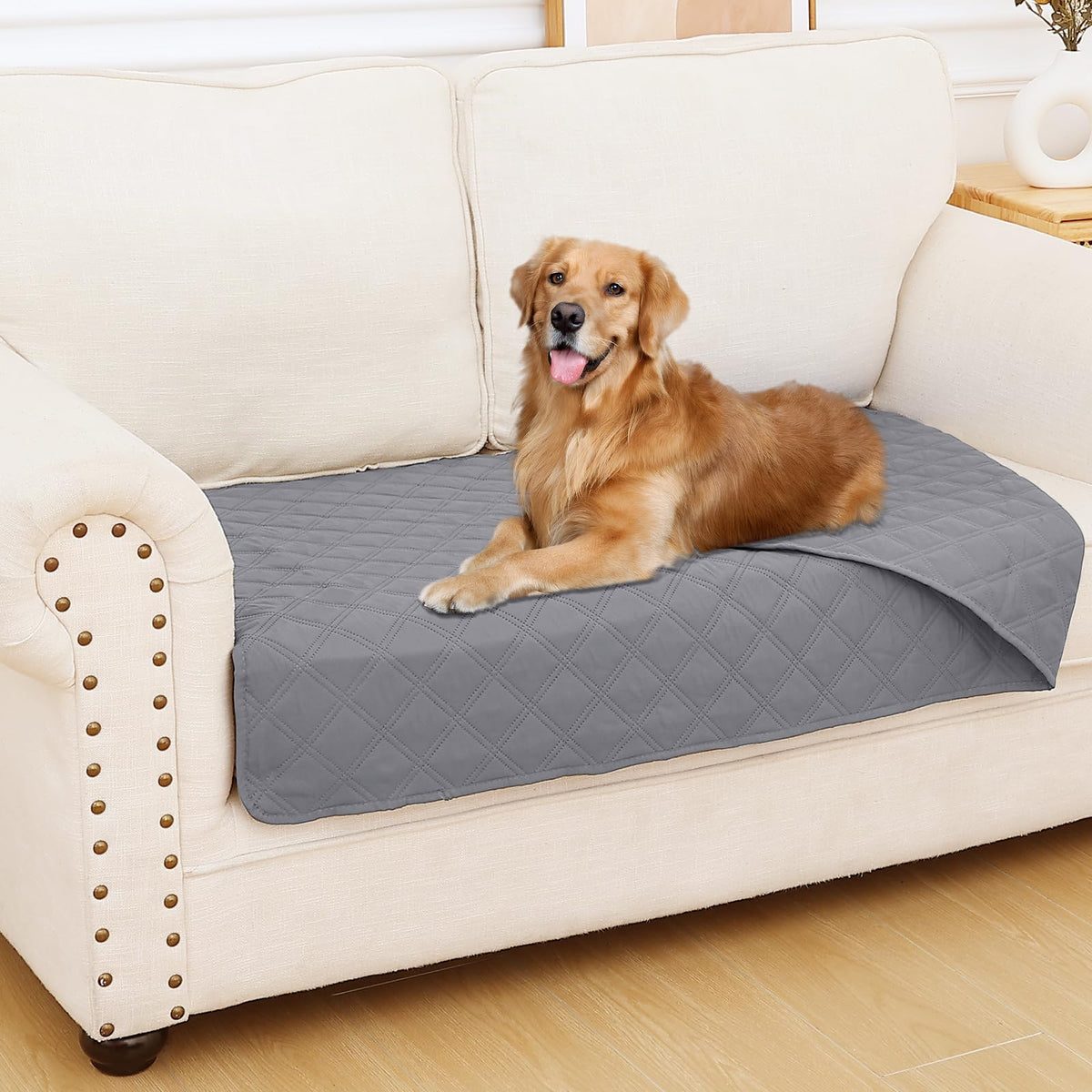 Smiry Waterproof Reversible Pet Couch Covers for Dogs