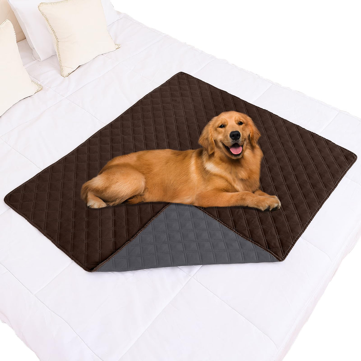 Smiry Waterproof Reversible Pet Couch Covers for Dogs