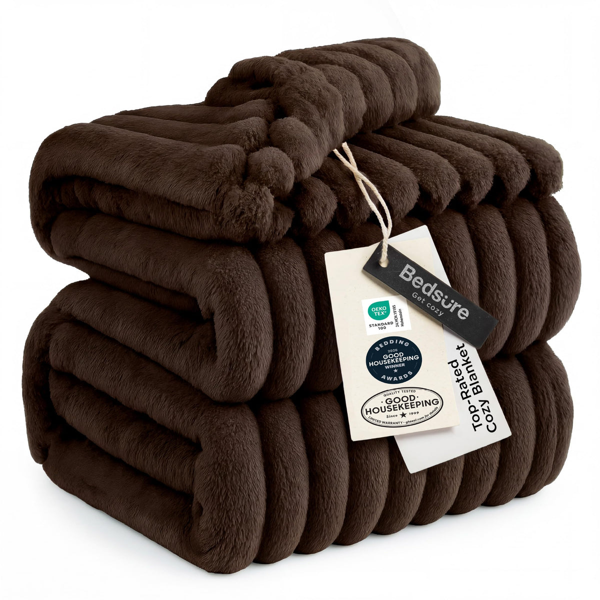 Bedsure GentleSoft White Throw Blanket for Couch - Halloween Decorations for Fall Home Living Room Decor, Cozy Fleece Blanket, Christmas Birthday Gifts for Women Mom Her Girls, Off White, 50x60 in