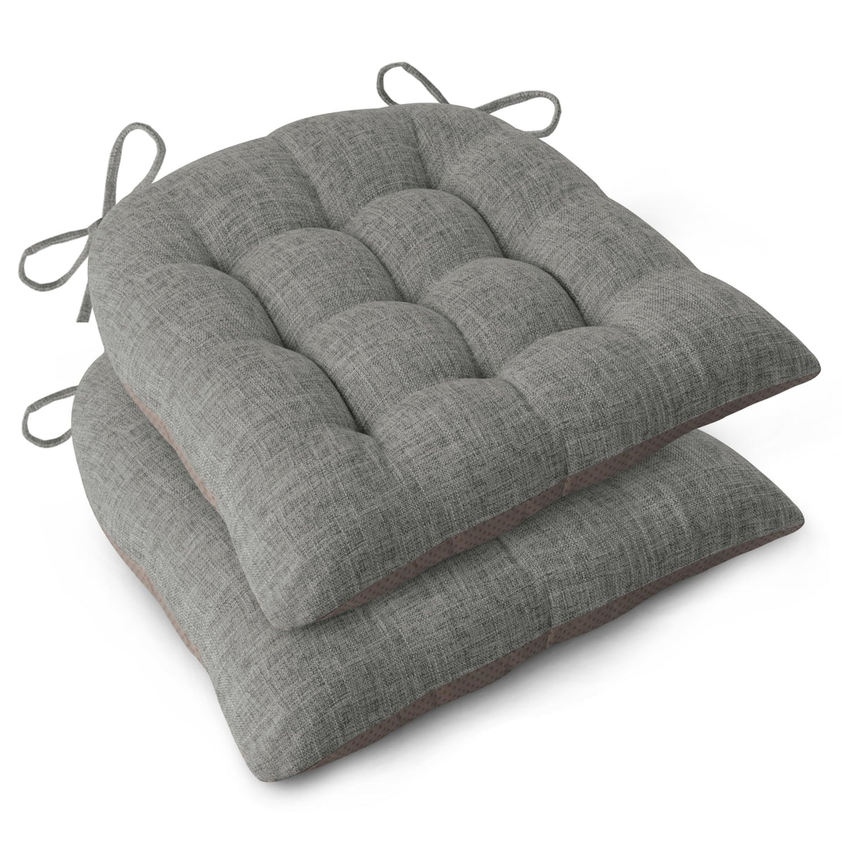 Chair Cushions for Dining Chairs Set of 2 18x16.5x3 in Beige