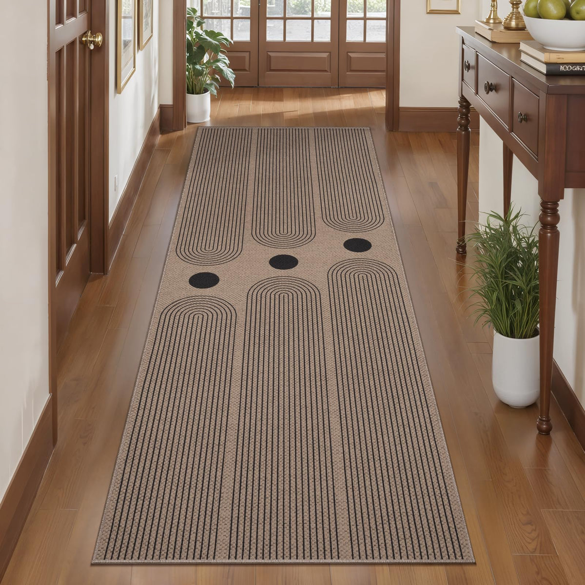 Tangsoo Easy Jute 2x3 Small Outdoor Rug,Washable Non-Slip Entryway Door Mat