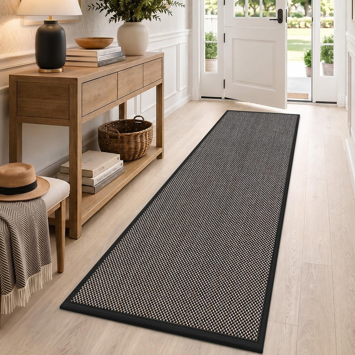 DEXI Ultra Thin Indoor Door Mat 24x36, Entrance Doormats, Beige