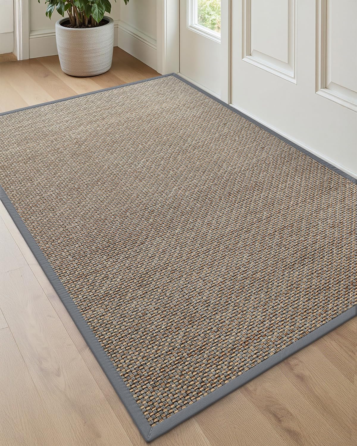 DEXI Ultra Thin Indoor Door Mat 24x36, Entrance Doormats, Beige