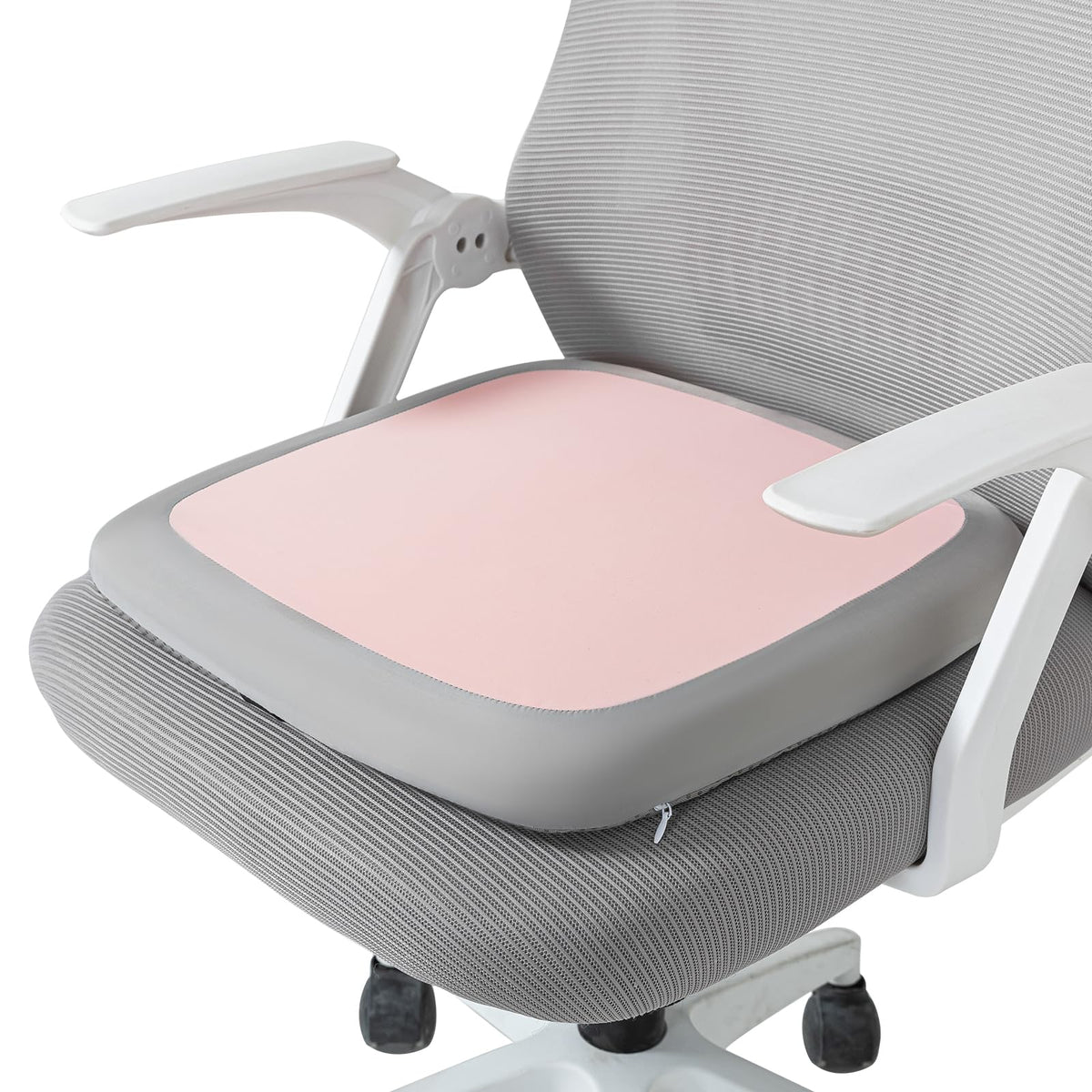 SheRest Office Chair Cushion with Straps, Memory Foam Seat Cushion with Removable Cover, Suitable for Office Chairs, Car Seats, and Airplane Seats, Blue, X-Large