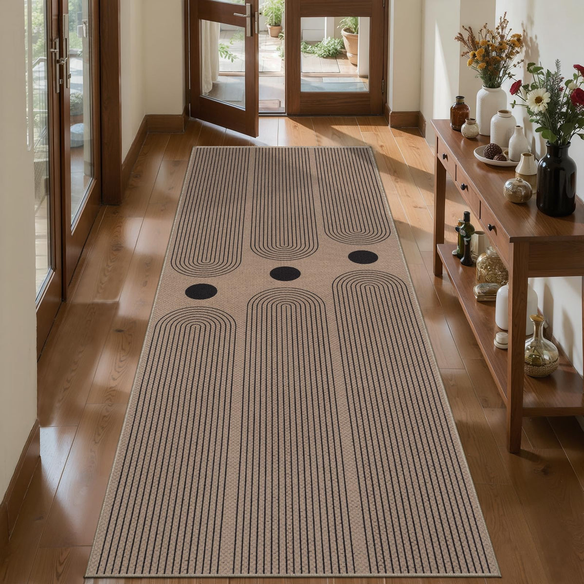 Tangsoo Easy Jute 2x3 Small Outdoor Rug,Washable Non-Slip Entryway Door Mat