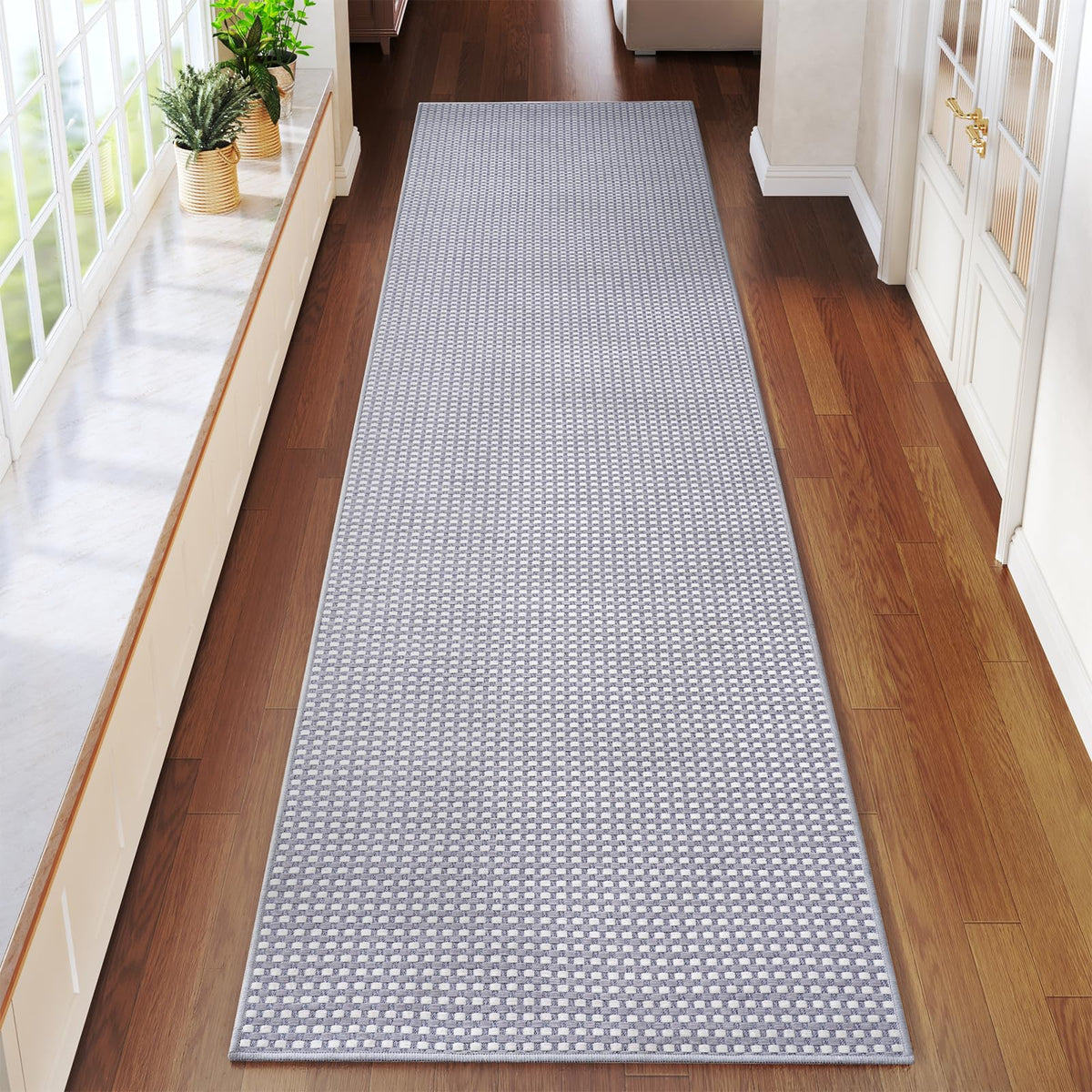 YDKGL Indoor Front Door Mat Entryway Rug Non Slip Washable Brown 2x3 ft
