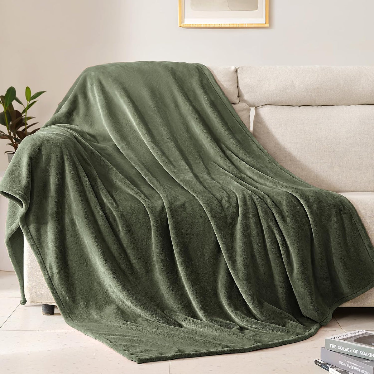 BEAUTEX Fleece Throw Blanket for Couch Sofa Bed Soft Fuzzy Plush
