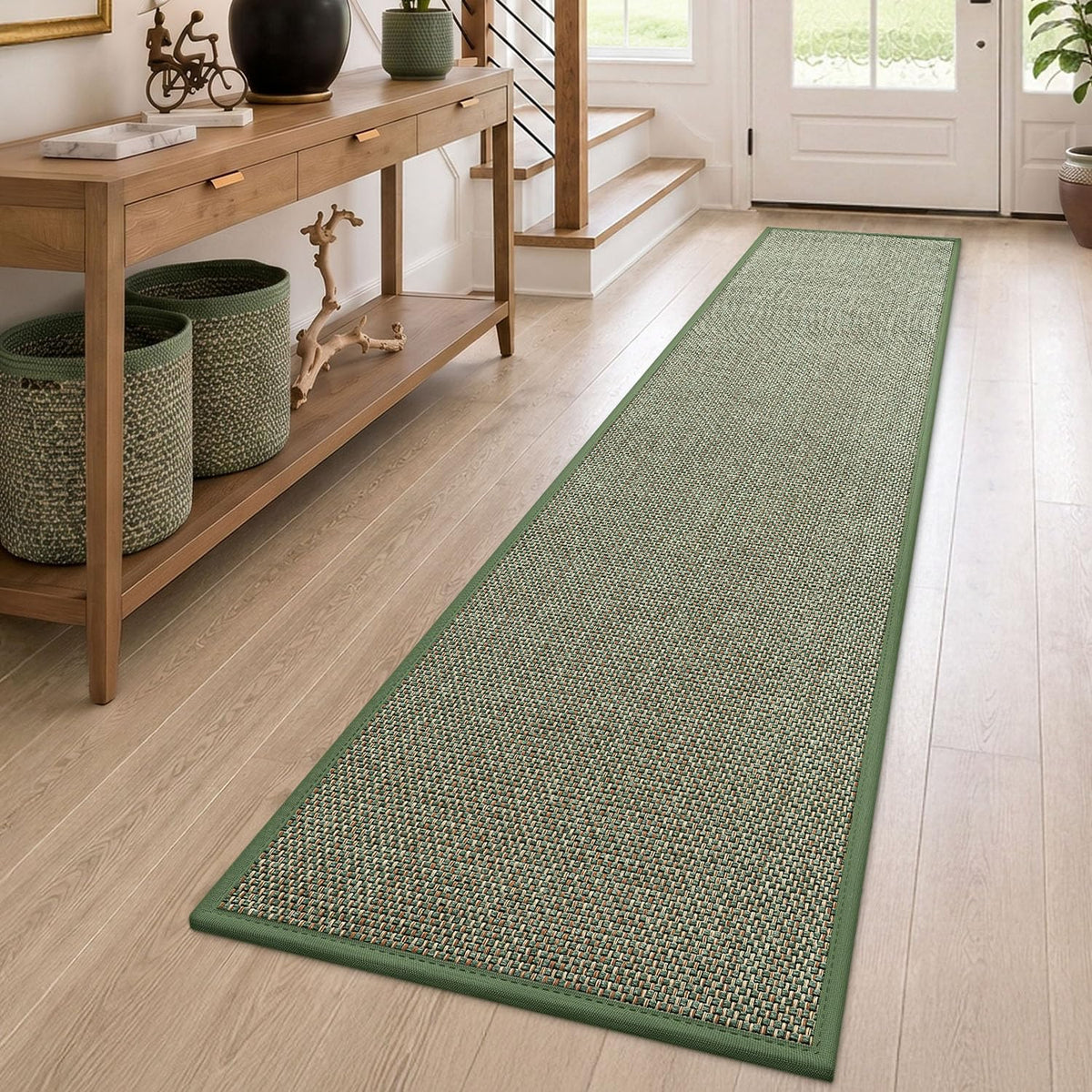 DEXI Ultra Thin Indoor Door Mat 24x36, Entrance Doormats, Beige
