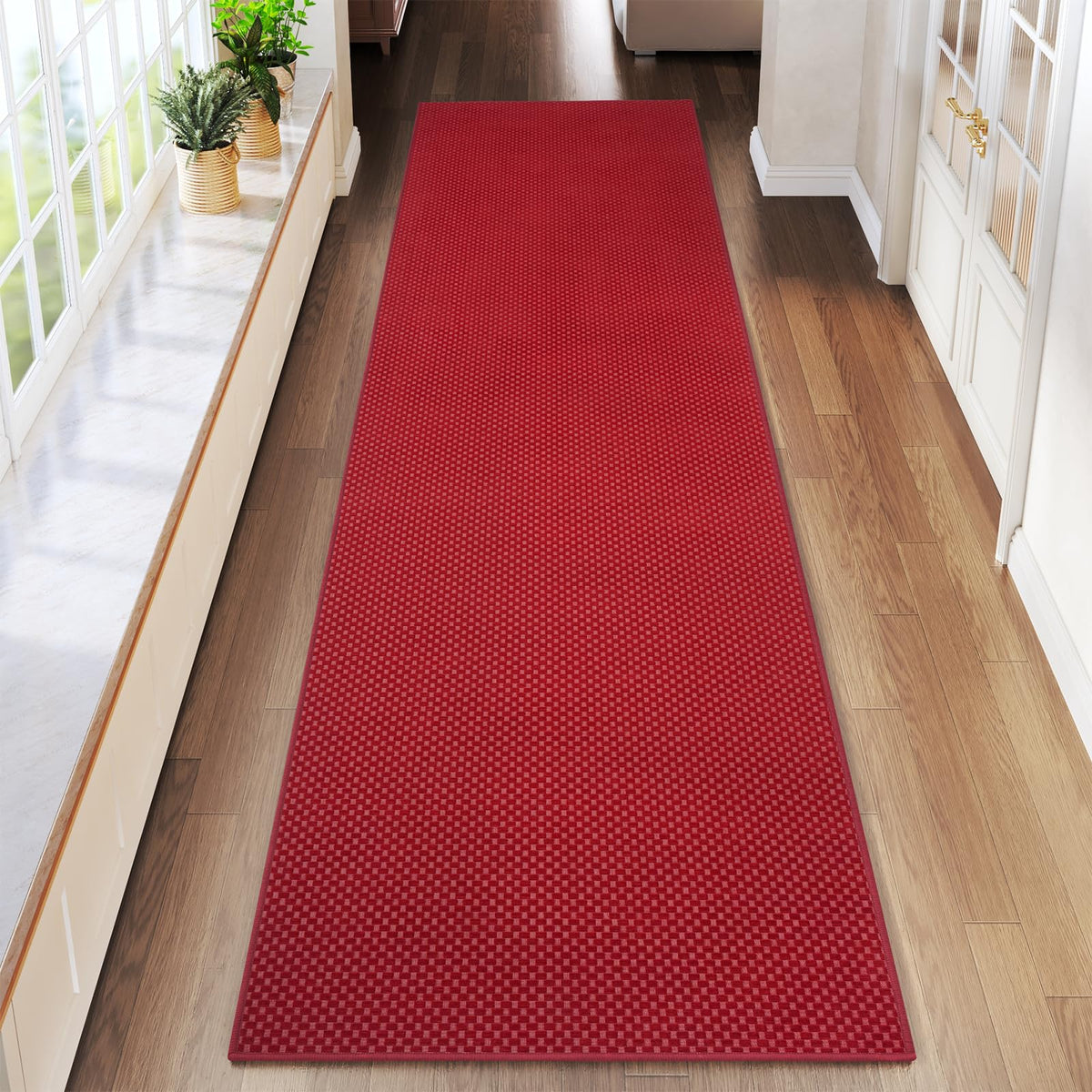 YDKGL Indoor Front Door Mat Entryway Rug Non Slip Washable Brown 2x3 ft