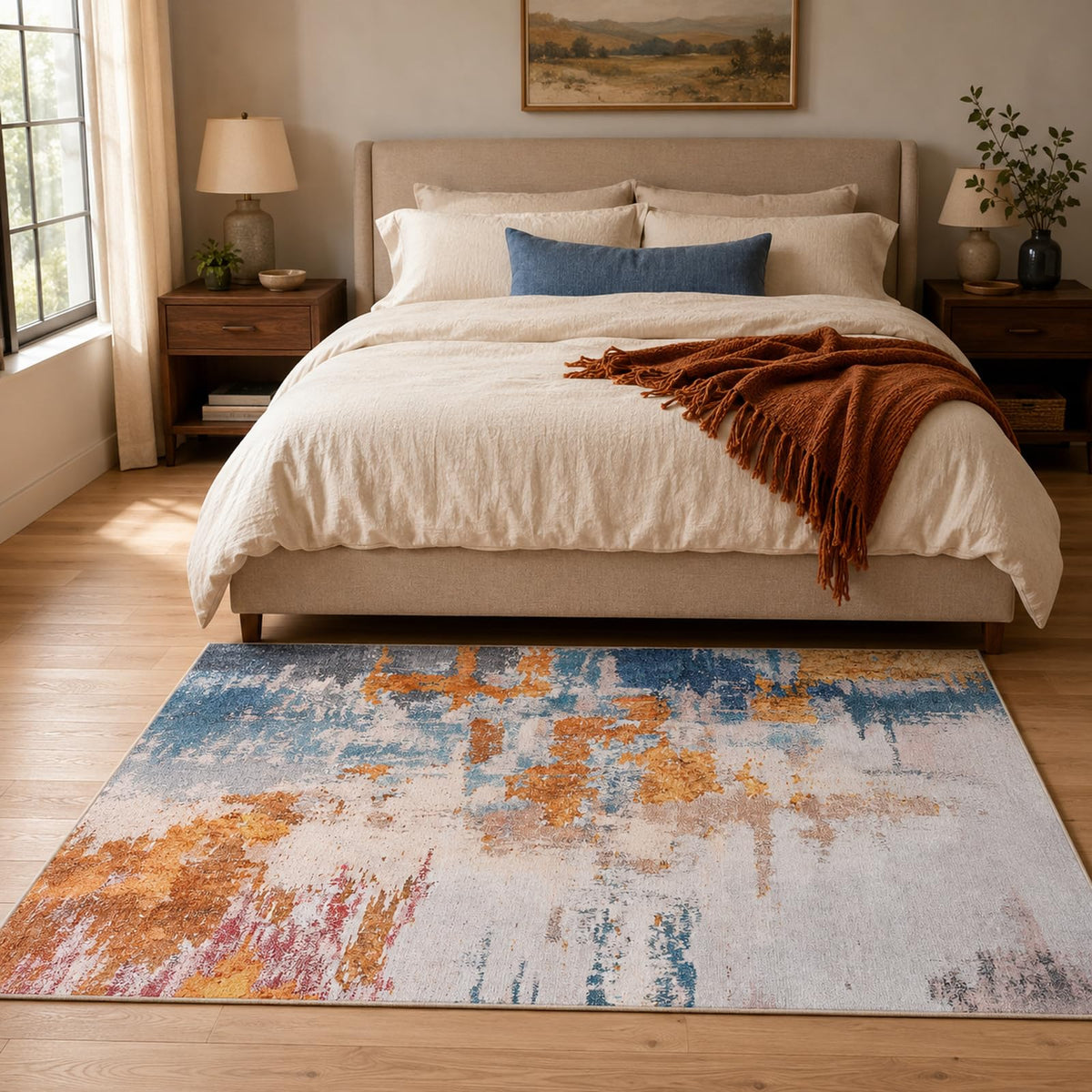 Entrance Rugs Indoor 2x3 Grey Entry Rug Washable Abstract Small Area Rug Non-Slip Low Pile Throw Rugs for Entryway, Kitchen Floor, Front Door Indoor Door Mat, Bathroom, Bedroom Bedside