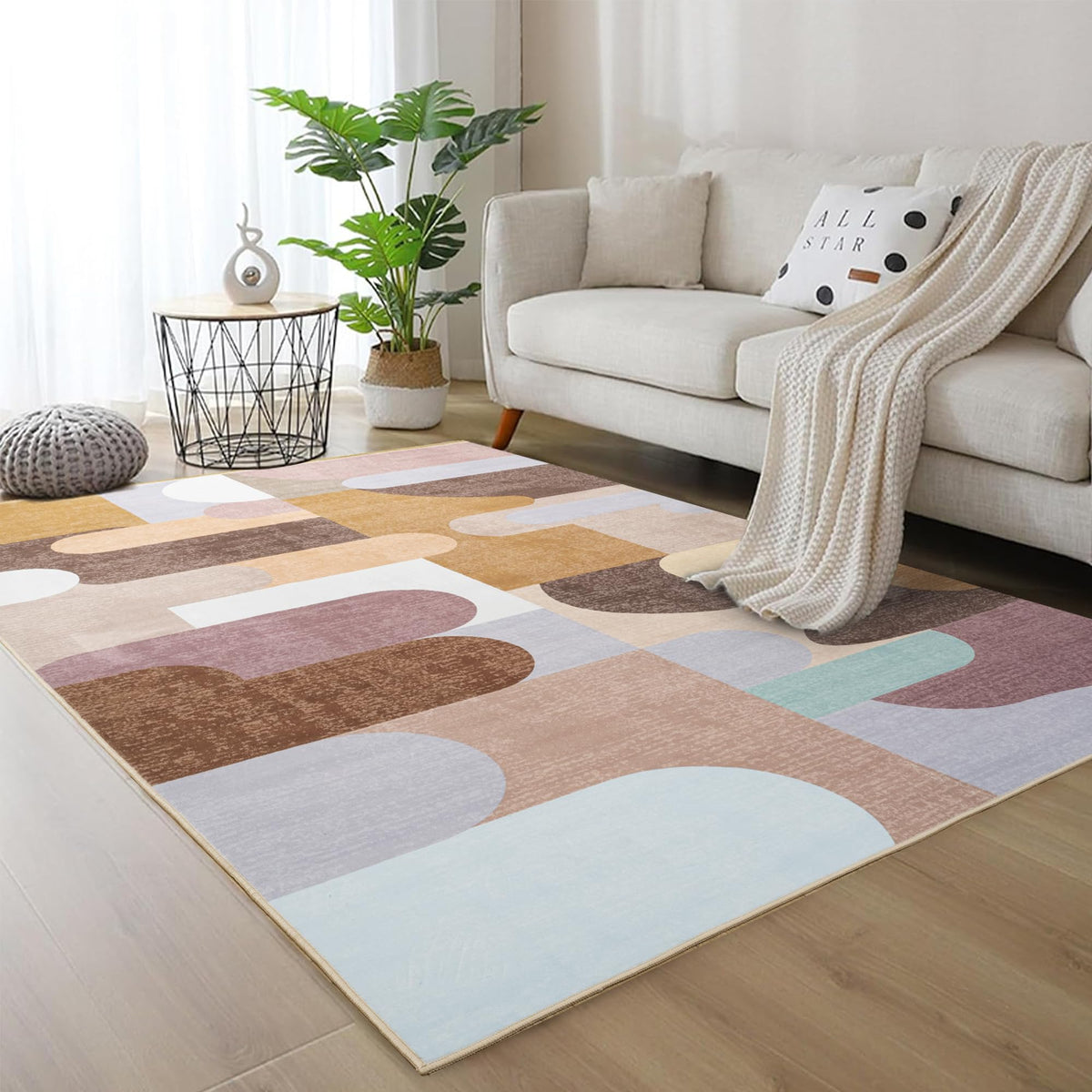 Entrance Rugs Indoor 2x3 Grey Entry Rug Washable Abstract Small Area Rug Non-Slip Low Pile Throw Rugs for Entryway, Kitchen Floor, Front Door Indoor Door Mat, Bathroom, Bedroom Bedside