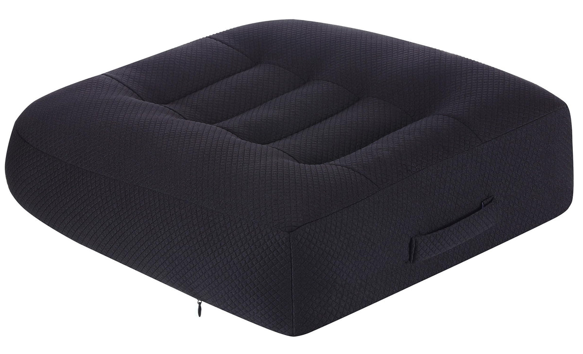 Adult Booster Seat Cushion, Car Seat Cushions for Short People/Thick Office Chair Booster Seat Increase Field of View, for Trucks, Car, Office Chair, Home, Wheelchair,Angle Lift Seat Cushion (Grey)