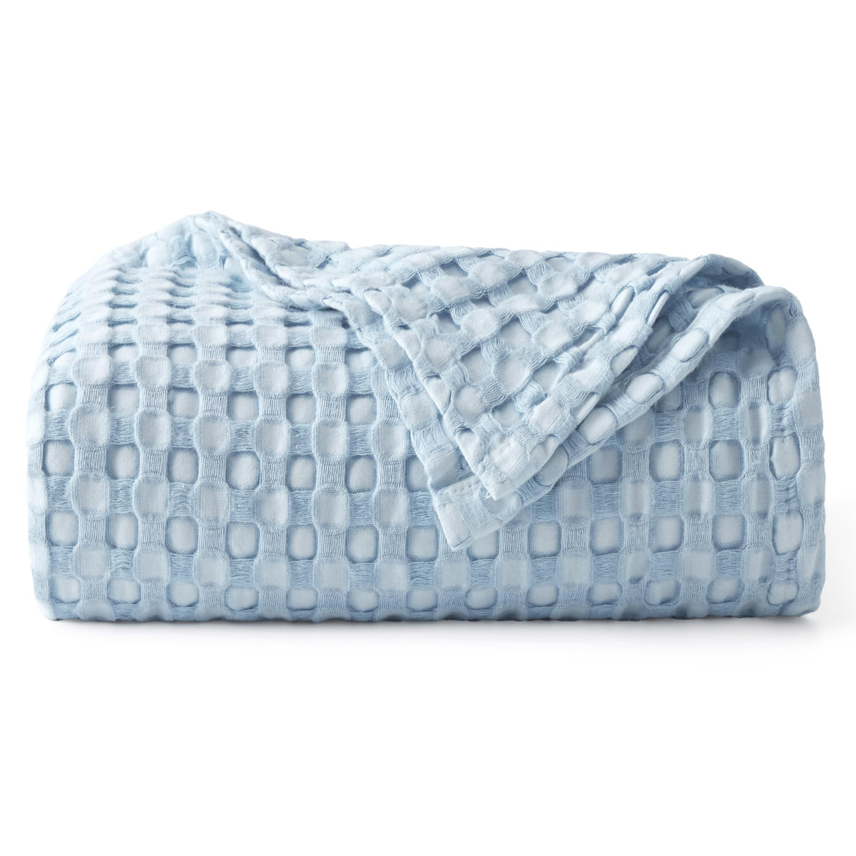 Bedsure Cooling Waffle Blanket for Hot Sleepers, Natural, King, 104" X 90"