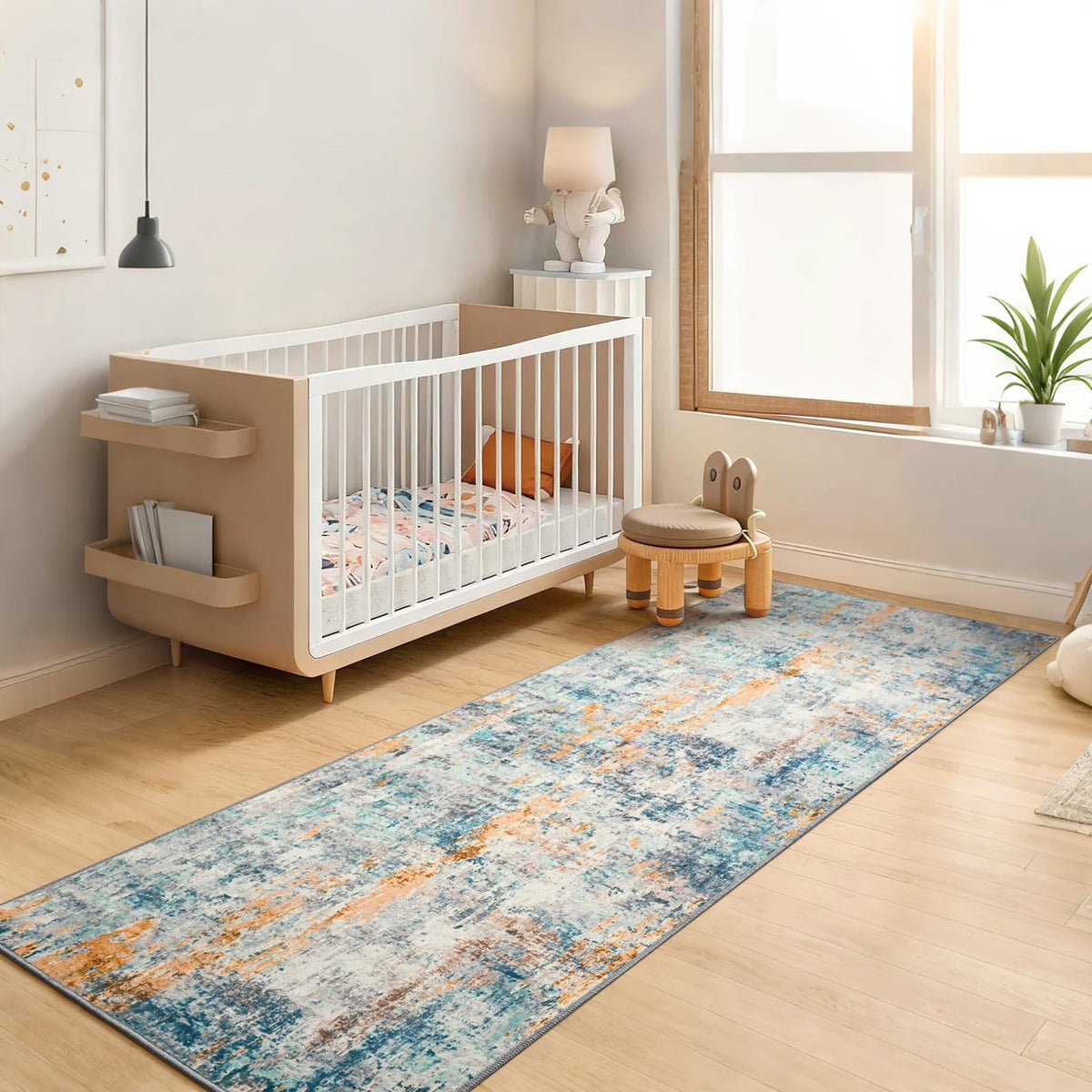 Entrance Rugs Indoor 2x3 Grey Entry Rug Washable Abstract Small Area Rug Non-Slip Low Pile Throw Rugs for Entryway, Kitchen Floor, Front Door Indoor Door Mat, Bathroom, Bedroom Bedside