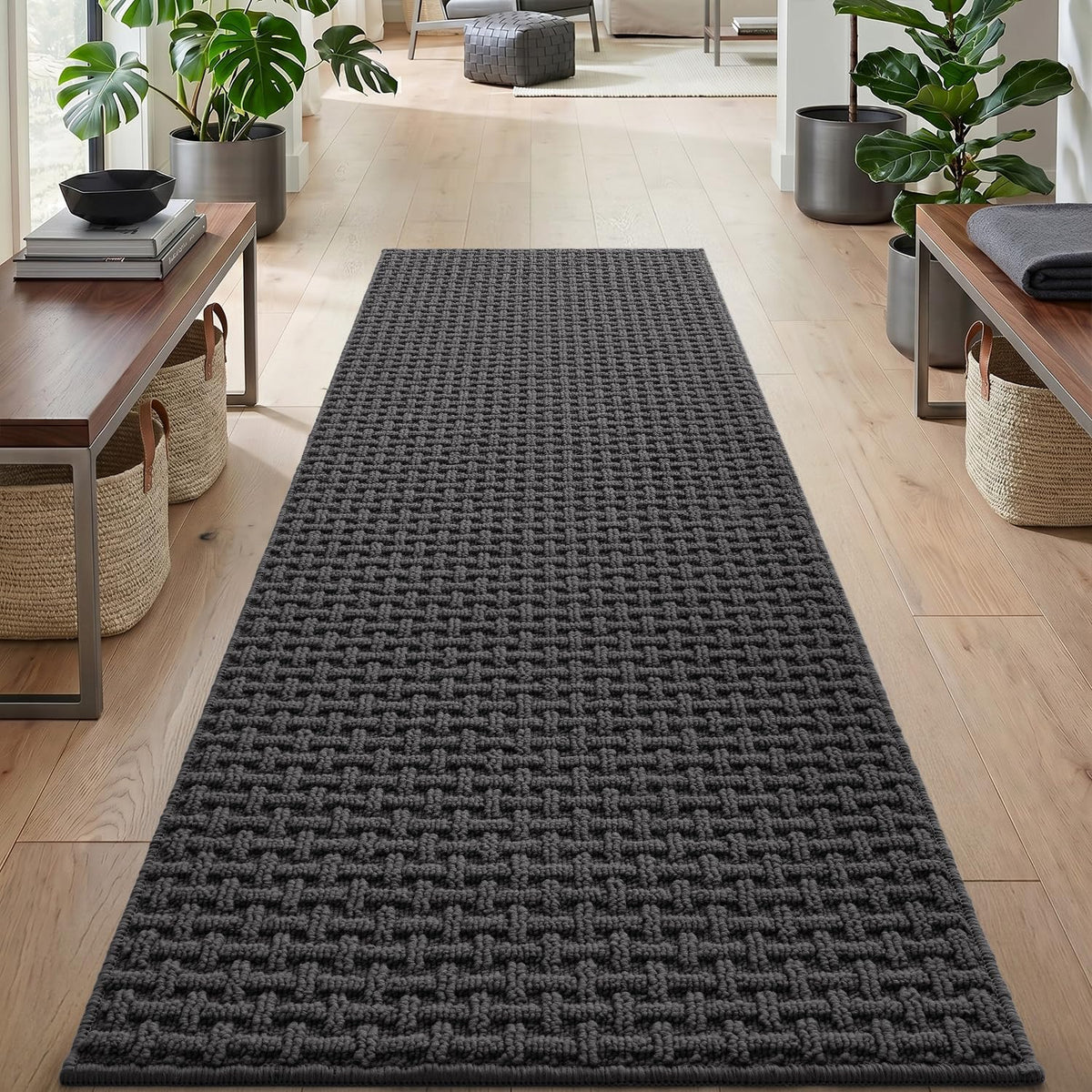 DEXI Door Mat Indoor Entrance 24x36, Entryway Doormats, Beige