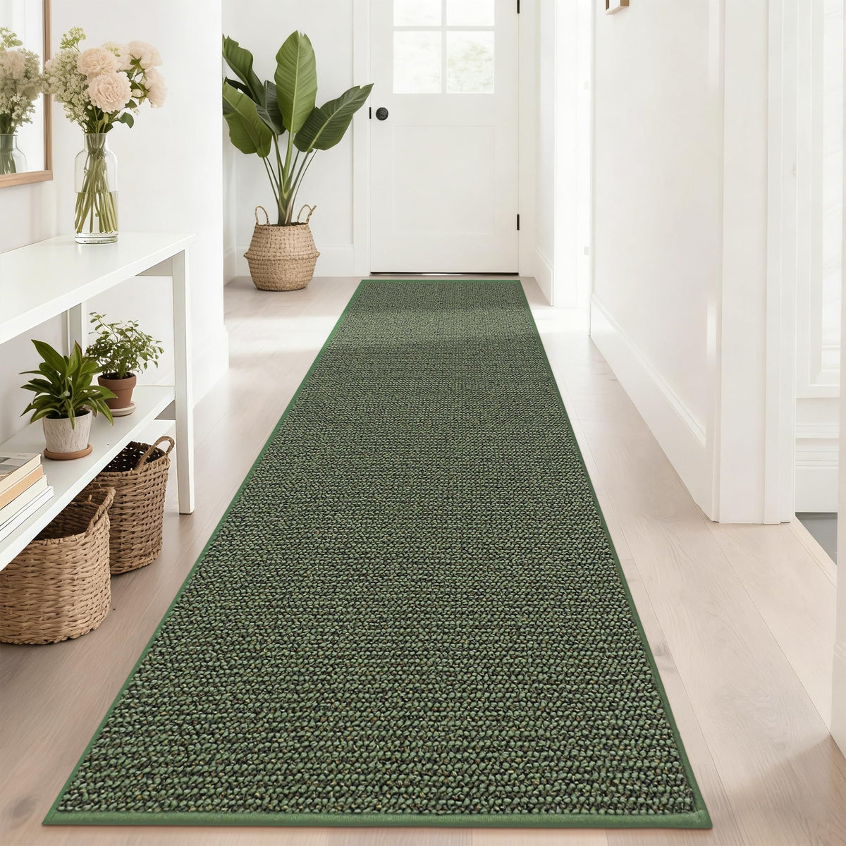 BEQHAUSE 2x3 Entryway Rug Indoor Door Mat Non-Slip Washable, Taupe