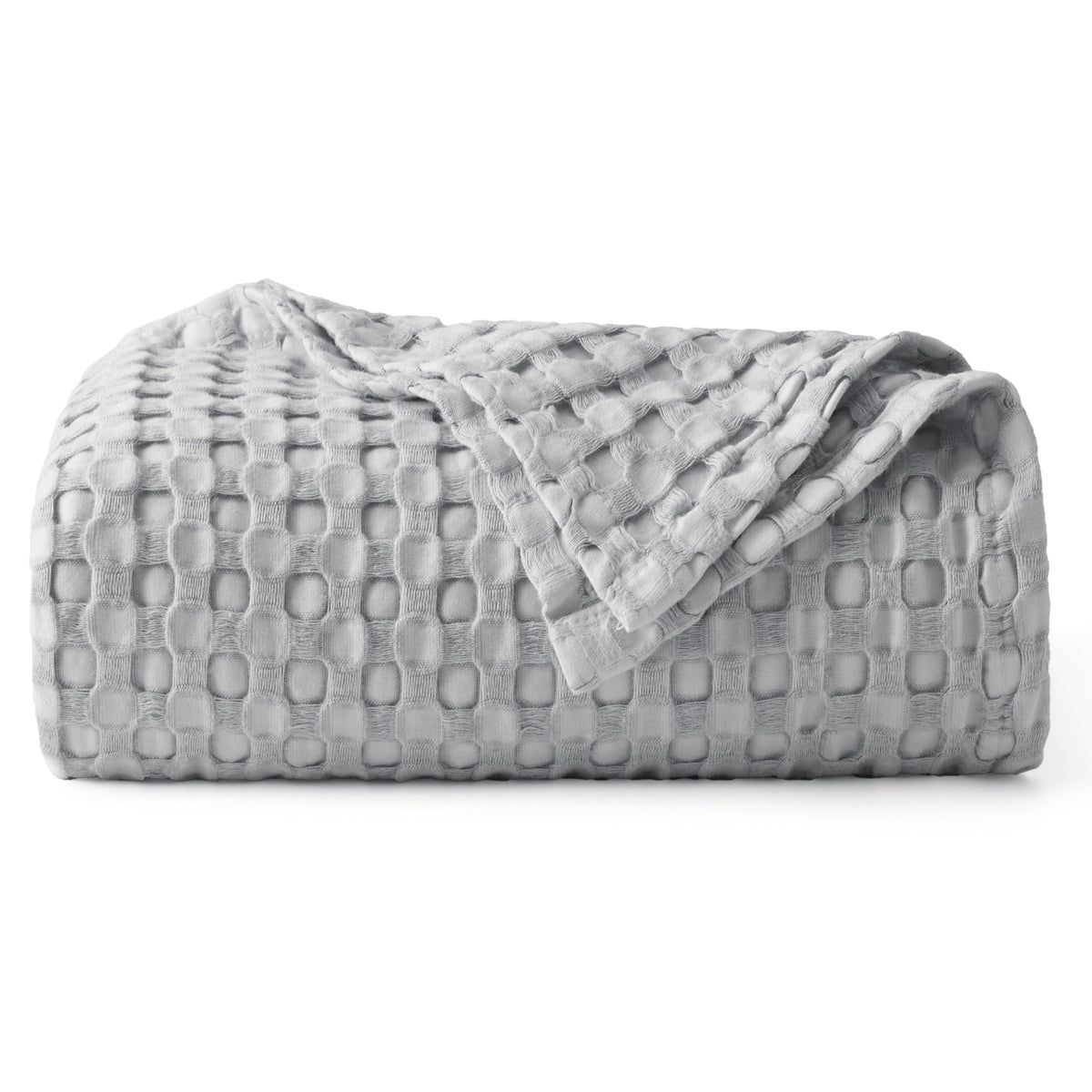 Bedsure Cooling Waffle Blanket for Hot Sleepers, Natural, King, 104" X 90"