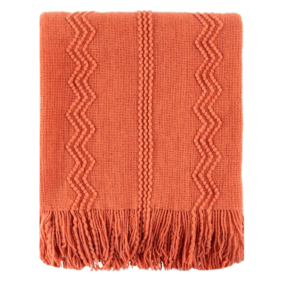 BATTILO HOME Khaki Throw Blanket for Couch, Boho Bed Tan Throws, Spring Decorative Taupe Throw for Sofa Foot of Bed, 50"x60"