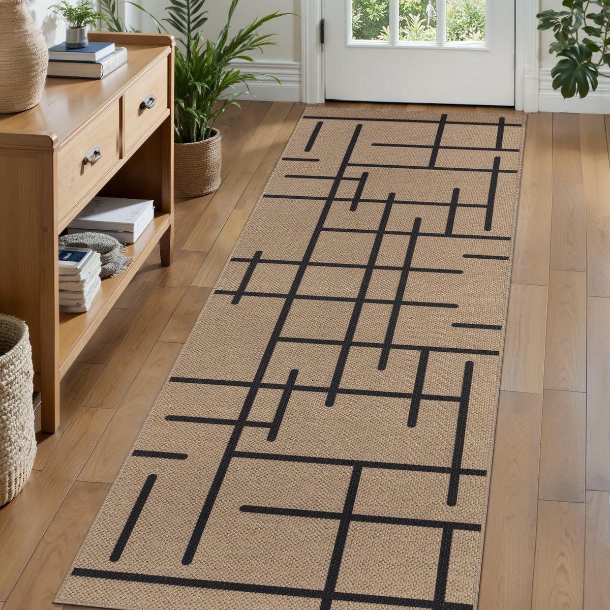 Tangsoo Easy Jute 2x3 Small Outdoor Rug,Washable Non-Slip Entryway Door Mat