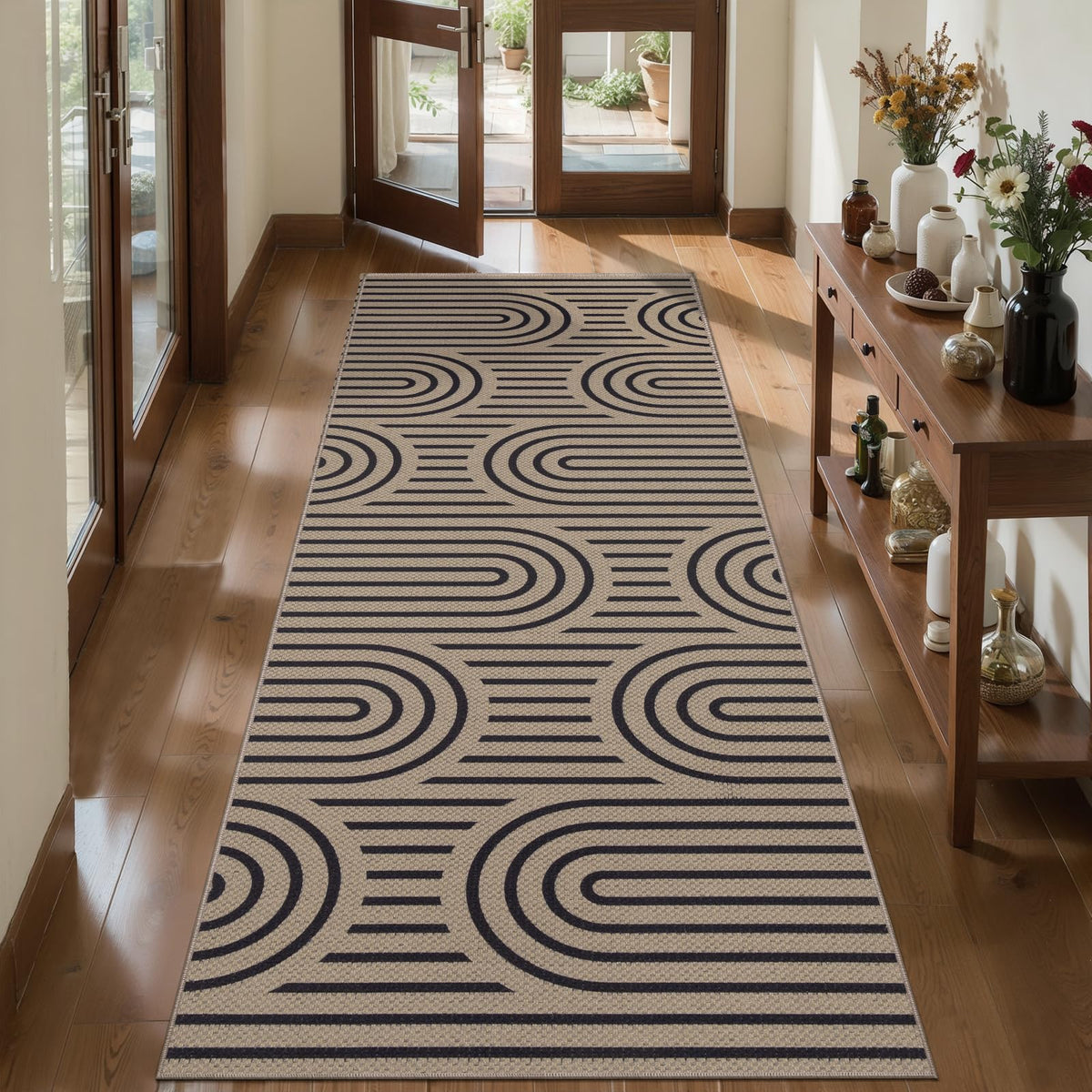 Tangsoo Easy Jute 2x3 Small Outdoor Rug,Washable Non-Slip Entryway Door Mat