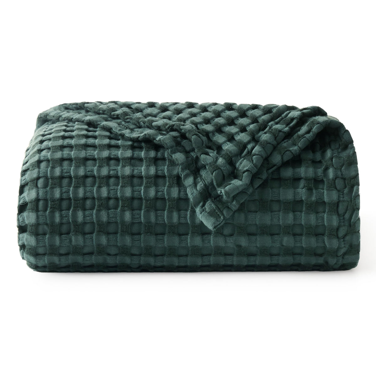 Bedsure Cooling Waffle Blanket for Hot Sleepers, Natural, King, 104" X 90"