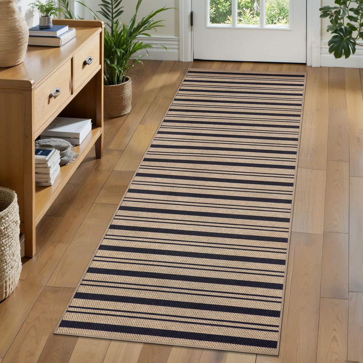 Tangsoo Easy Jute 2x3 Small Outdoor Rug,Washable Non-Slip Entryway Door Mat