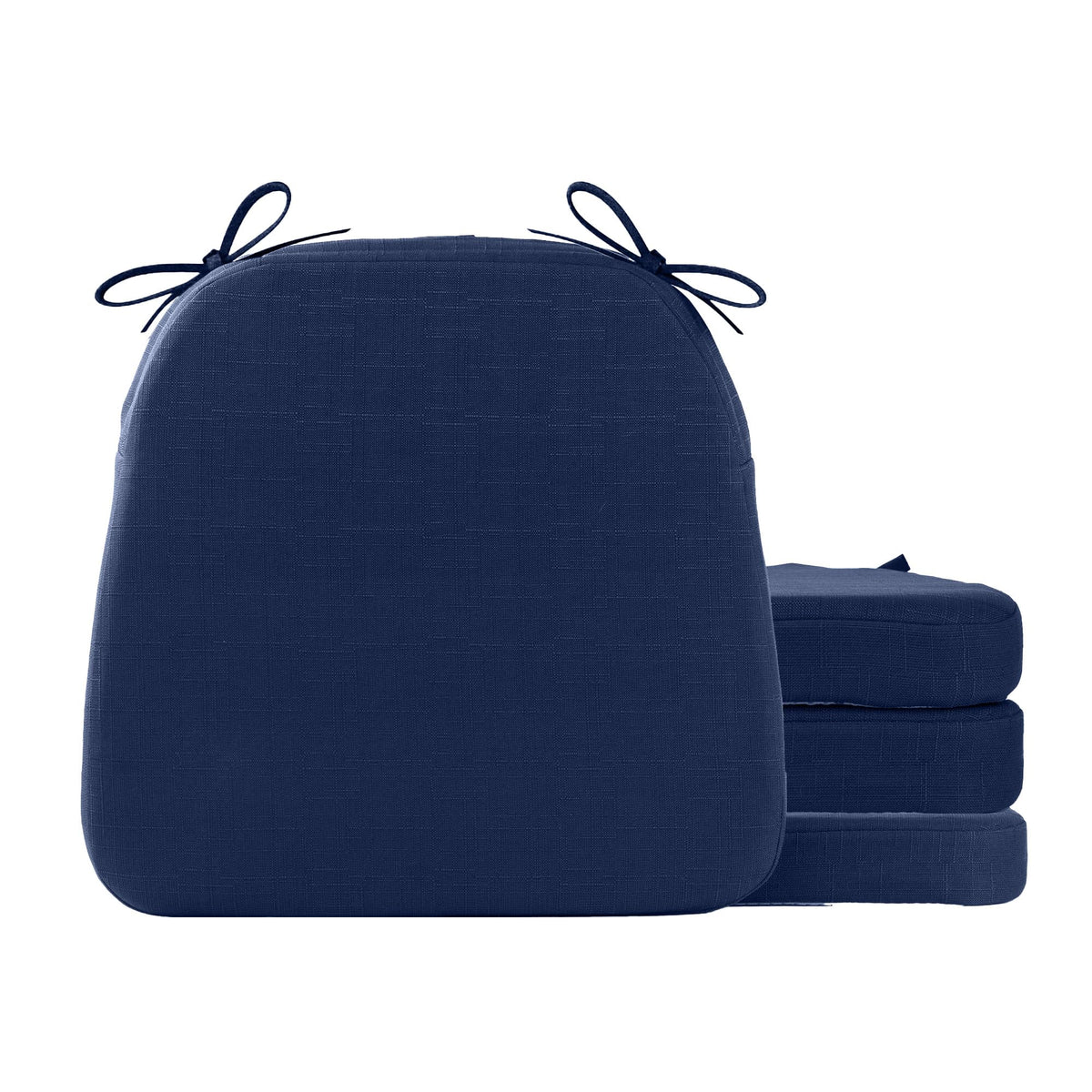 Battilo Chair Cushions for Dining Chairs, 16"x16"x2", Set of 2, Dusty Blue