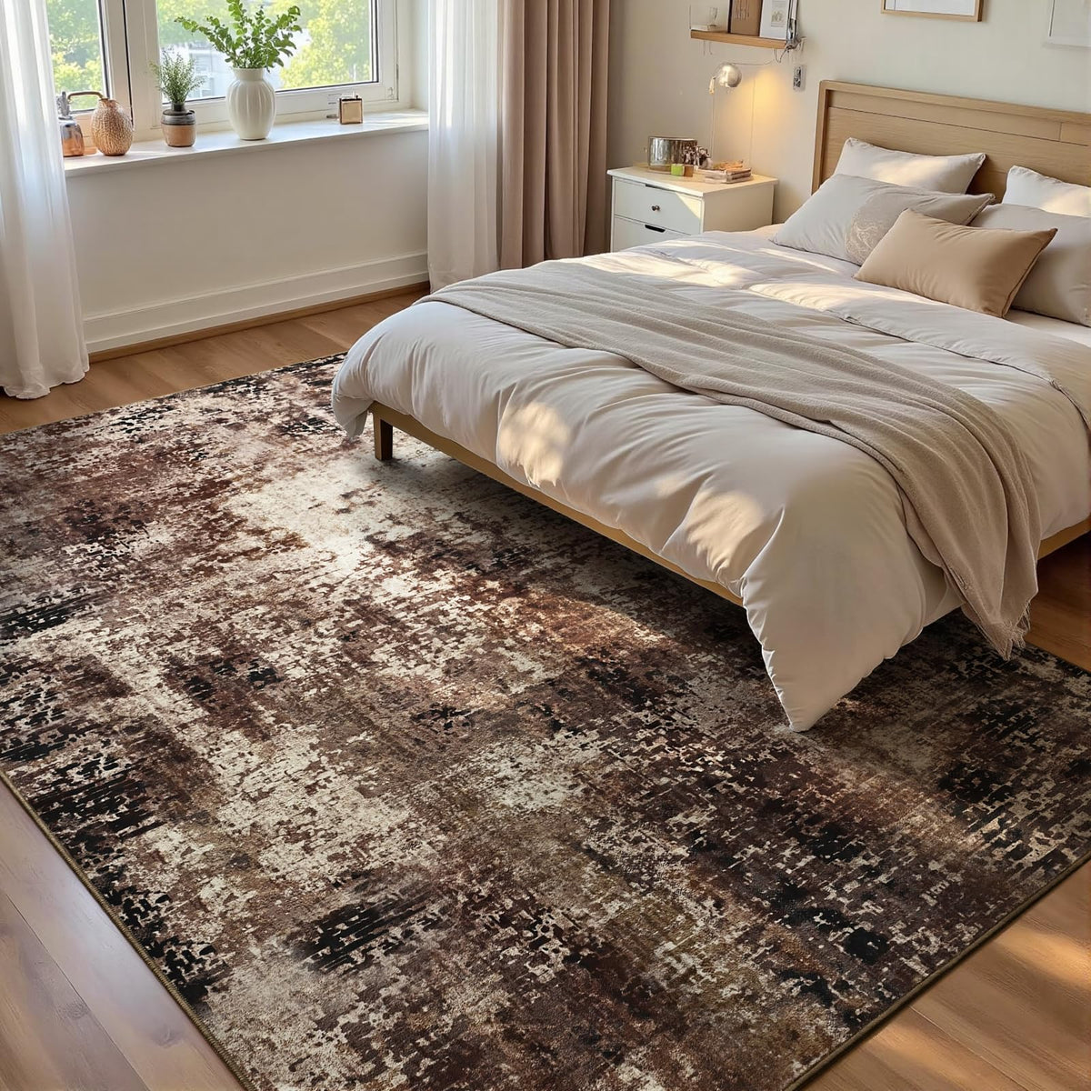 Entrance Rugs Indoor 2x3 Grey Entry Rug Washable Abstract Small Area Rug Non-Slip Low Pile Throw Rugs for Entryway, Kitchen Floor, Front Door Indoor Door Mat, Bathroom, Bedroom Bedside