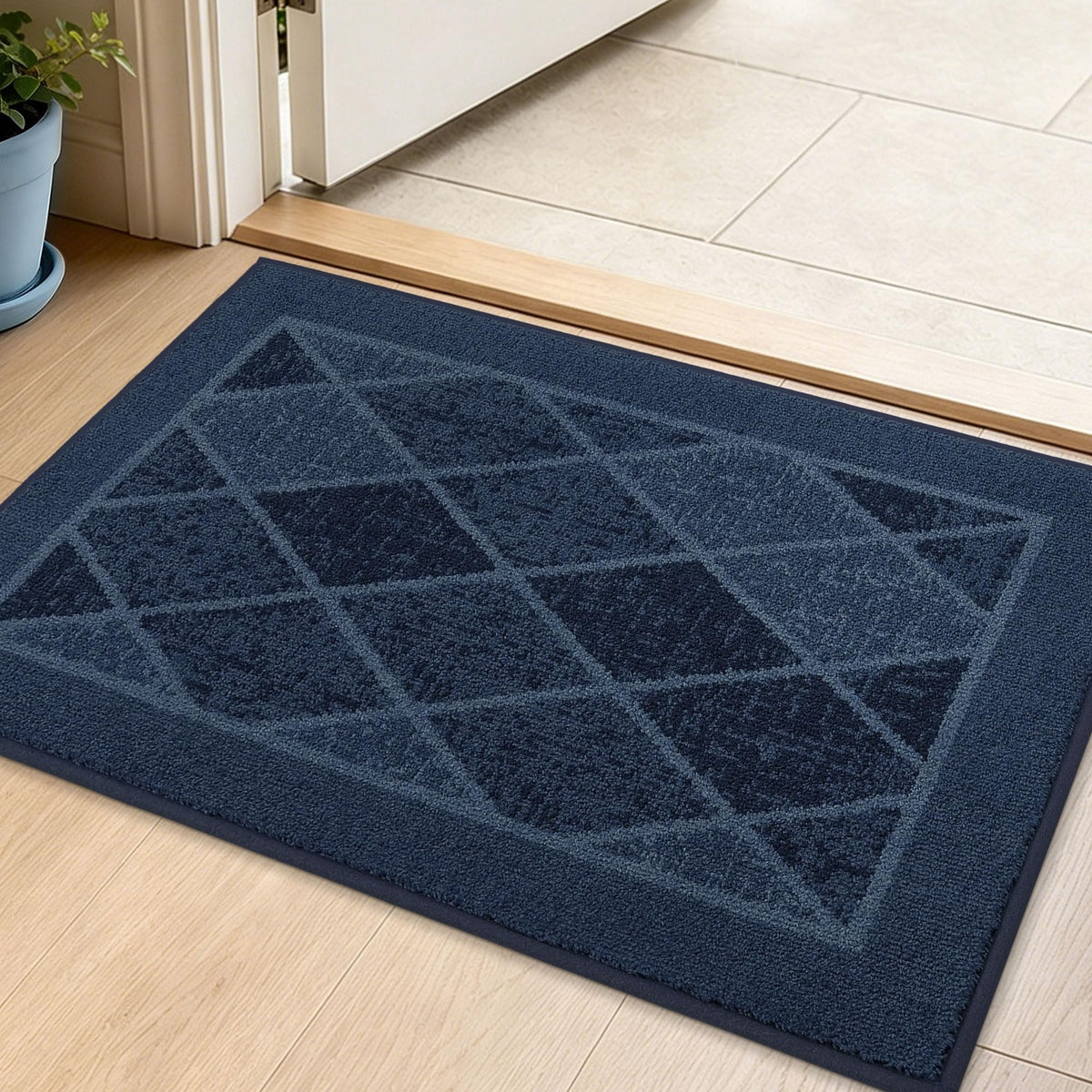 BEQHAUSE Dirt Trapper Door Mat 32" x 48", Doormat Non-Slip, Dark Grey
