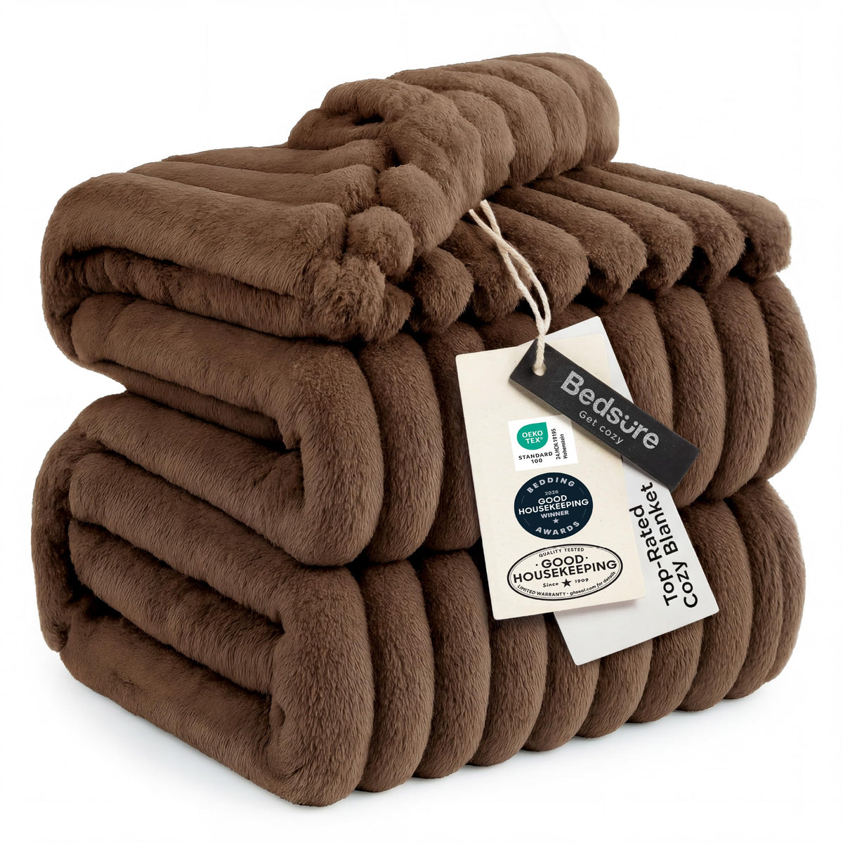 Bedsure GentleSoft White Throw Blanket for Couch - Halloween Decorations for Fall Home Living Room Decor, Cozy Fleece Blanket, Christmas Birthday Gifts for Women Mom Her Girls, Off White, 50x60 in