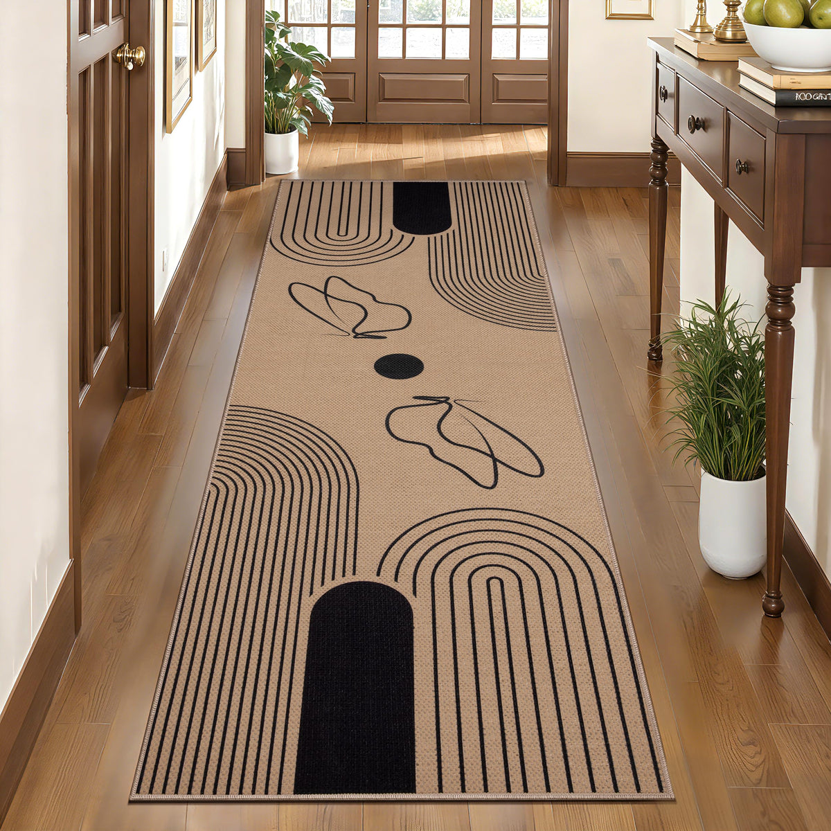 Tangsoo Easy Jute 2x3 Small Outdoor Rug,Washable Non-Slip Entryway Door Mat