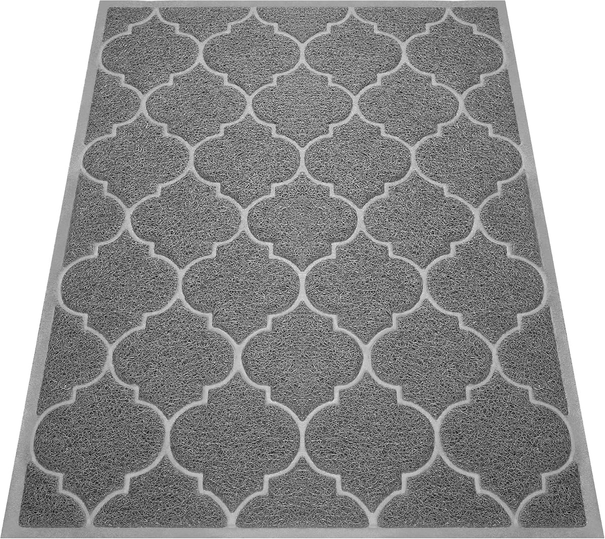 Cosyearn Door Mat, 46x35, Grey, Indoor Outdoor Front Entryway Doormat