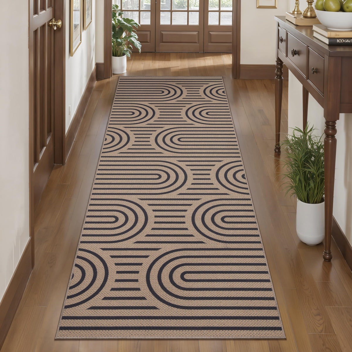 Tangsoo Easy Jute 2x3 Small Outdoor Rug,Washable Non-Slip Entryway Door Mat