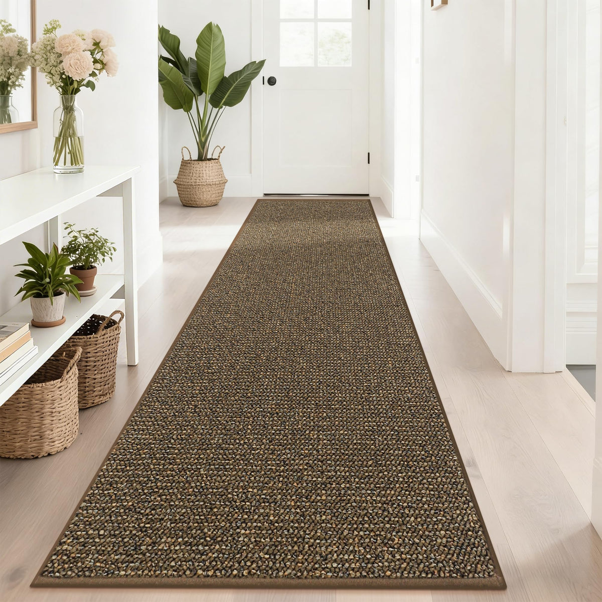 BEQHAUSE 2x3 Entryway Rug Indoor Door Mat Non-Slip Washable, Taupe