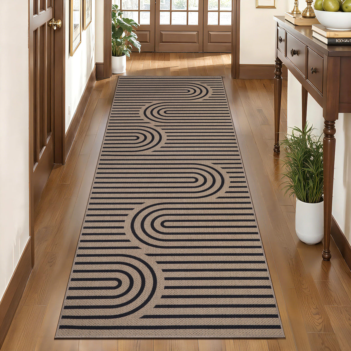 Tangsoo Easy Jute 2x3 Small Outdoor Rug,Washable Non-Slip Entryway Door Mat