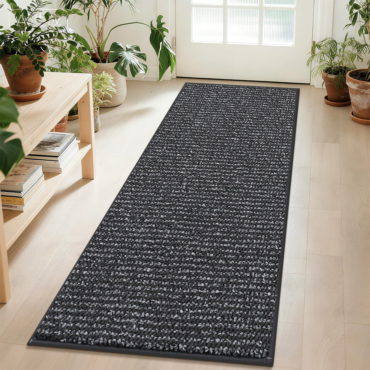 BEQHAUSE 2x3 Entryway Rug Indoor Door Mat Non-Slip Washable, Taupe