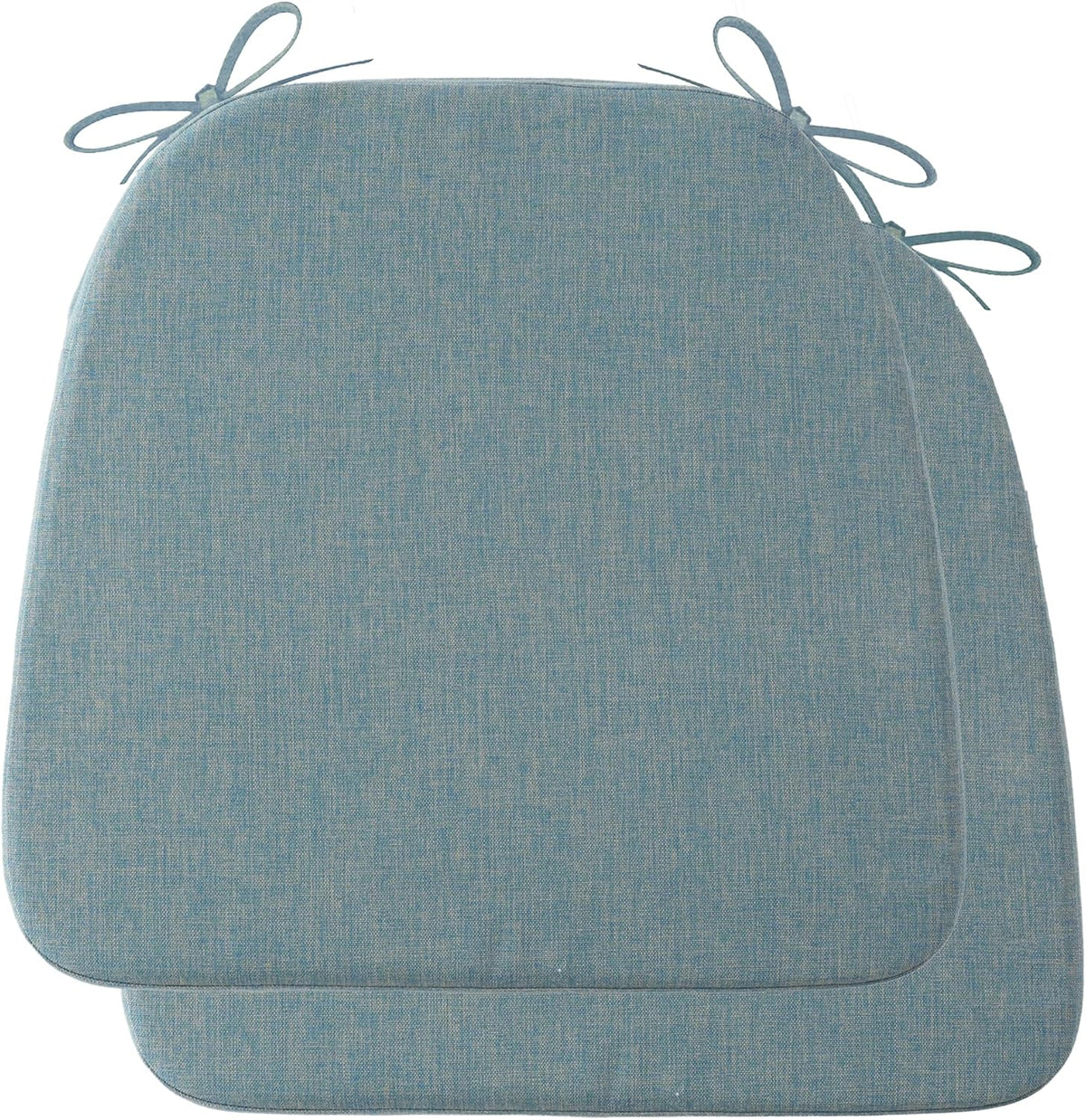 Battilo Chair Cushions for Dining Chairs, 16"x16"x2", Set of 2, Dusty Blue