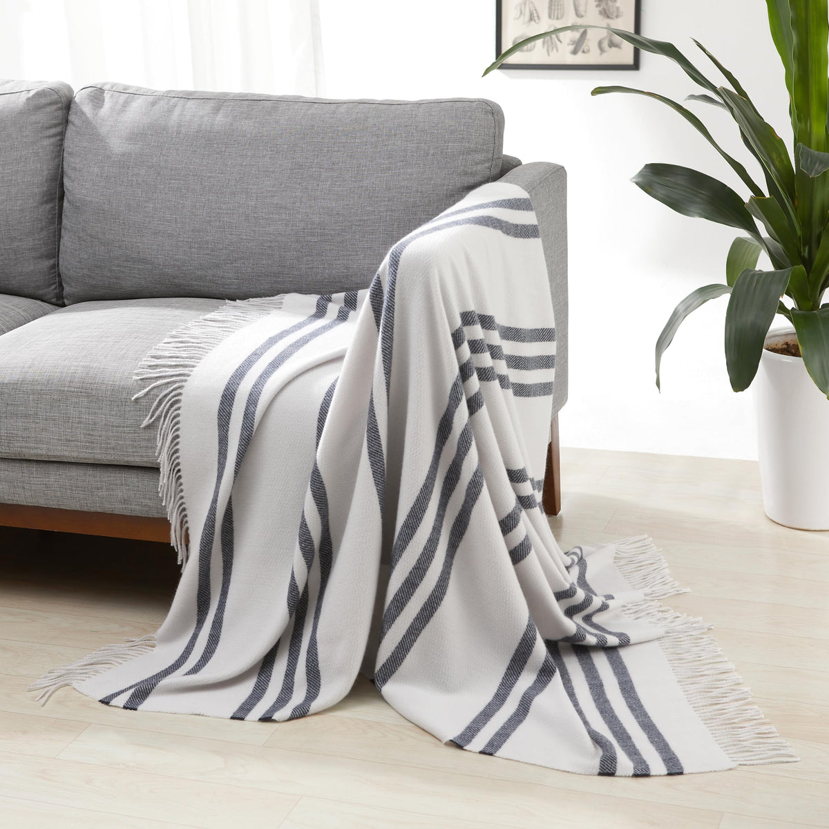 Amazon Basics Chunky Cable Knit Throw Blanket for Couch, Sofa, Bed, Lightweight Soft Cozy, 50" x 60", Sage Green