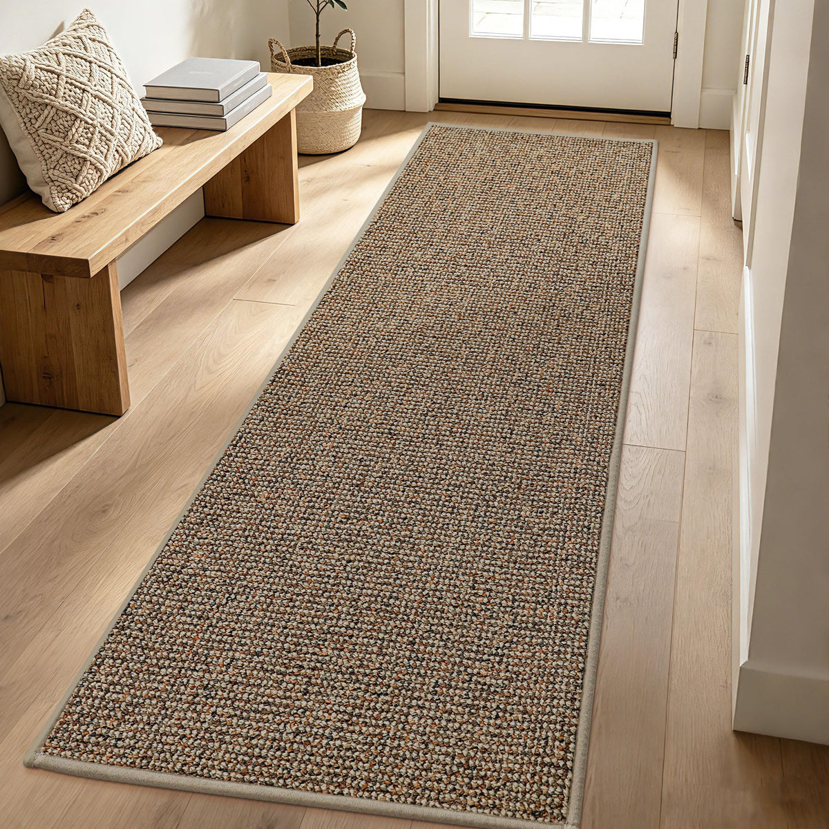 BEQHAUSE 2x3 Entryway Rug Indoor Door Mat Non-Slip Washable, Taupe