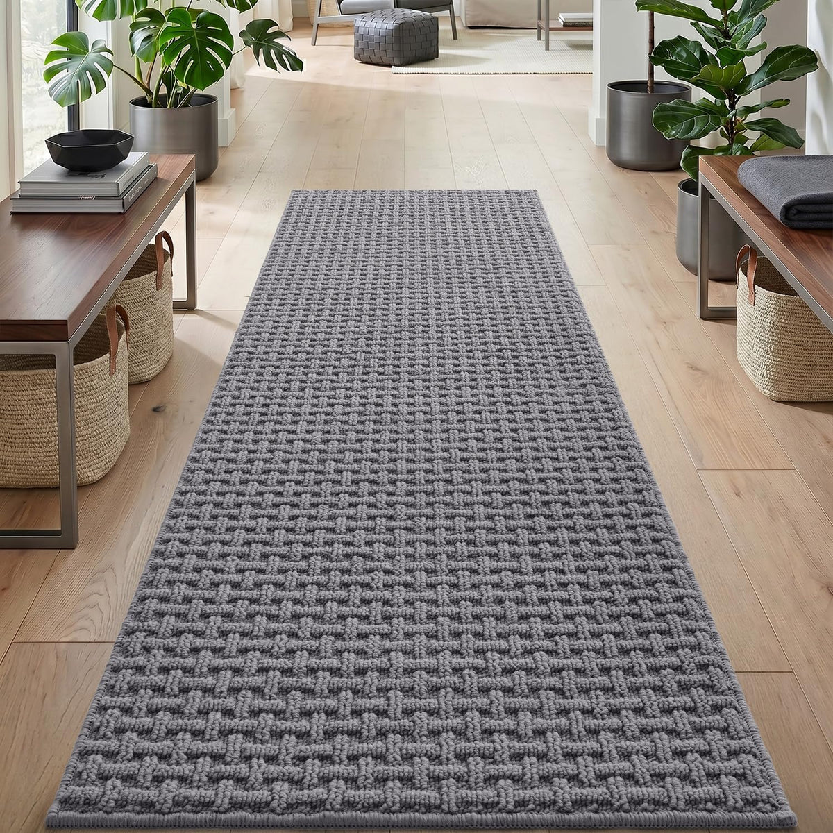 DEXI Door Mat Indoor Entrance 24x36, Entryway Doormats, Beige